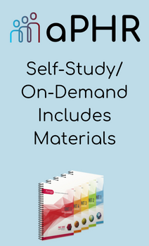 2023 APHR Certification Test Preparation – Self Study