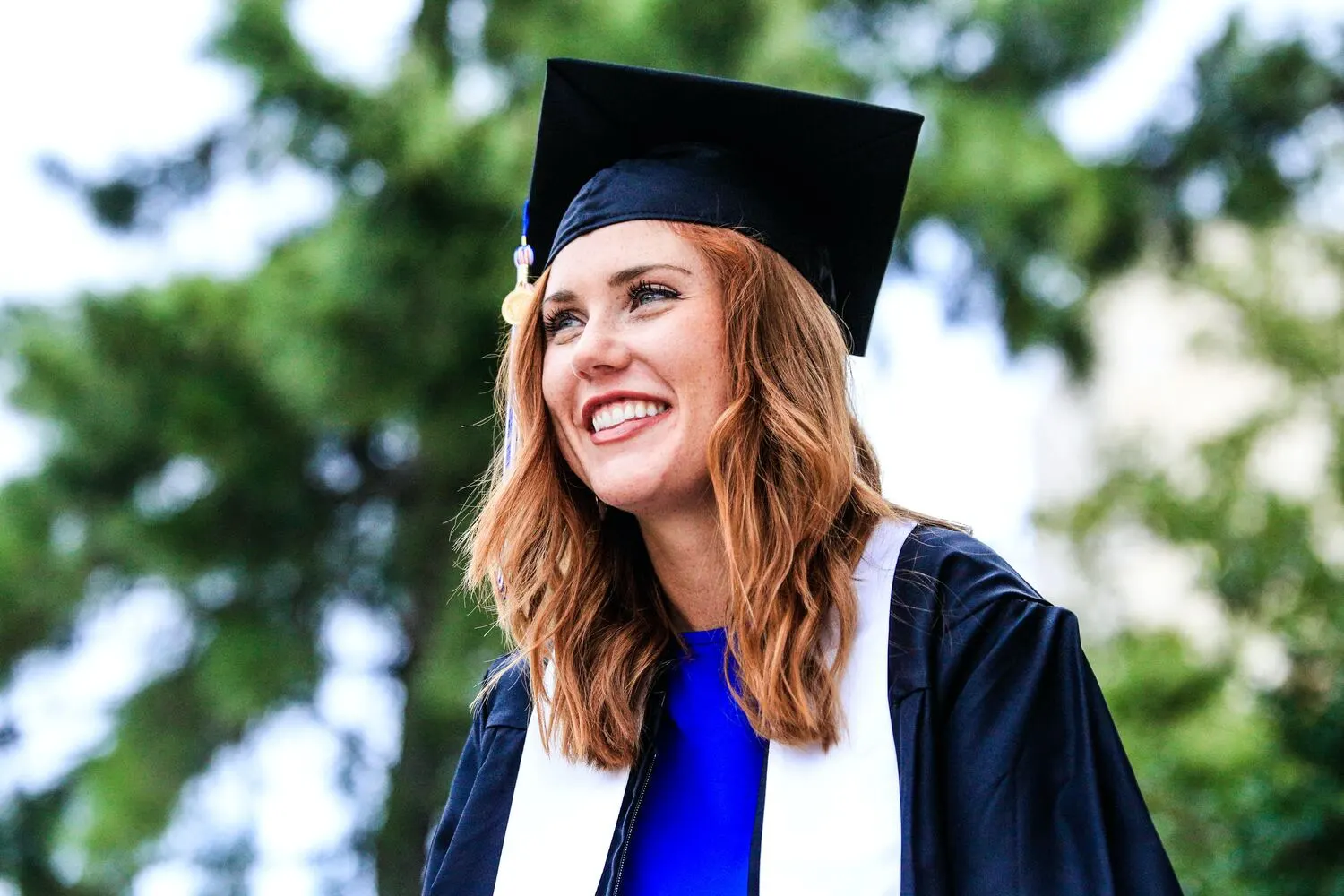 A Woman Graduating From An MBA HR Program