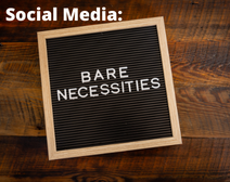 Social Media: The Bare Necessities