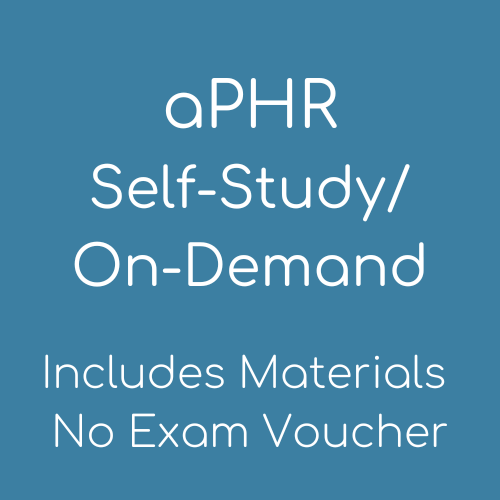 2023 APHR Certification Test Preparation – Self Study
