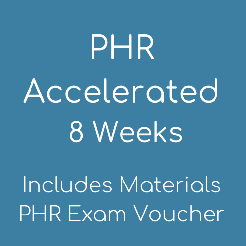 PHR Exam Voucher + Accelerated HR Certification Test Preparation – May 14, 2024