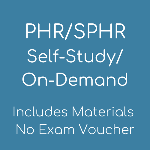 2023 HR Certification Test Preparation – Self-Study/On Demand