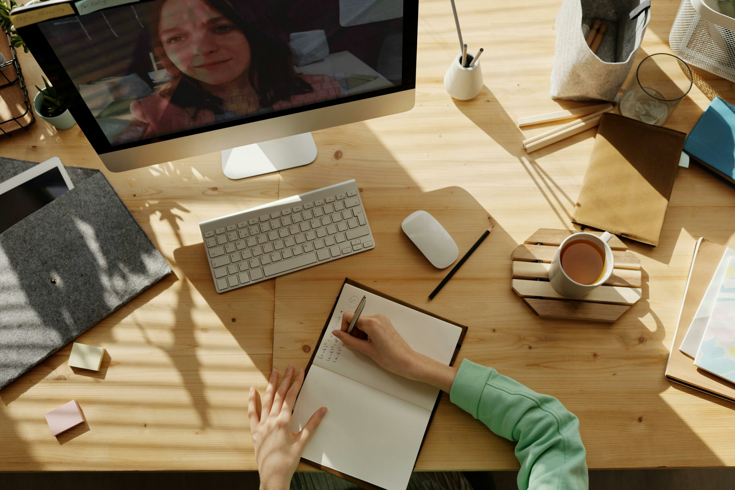 A Professional Participates In A Micro Credential Course Online