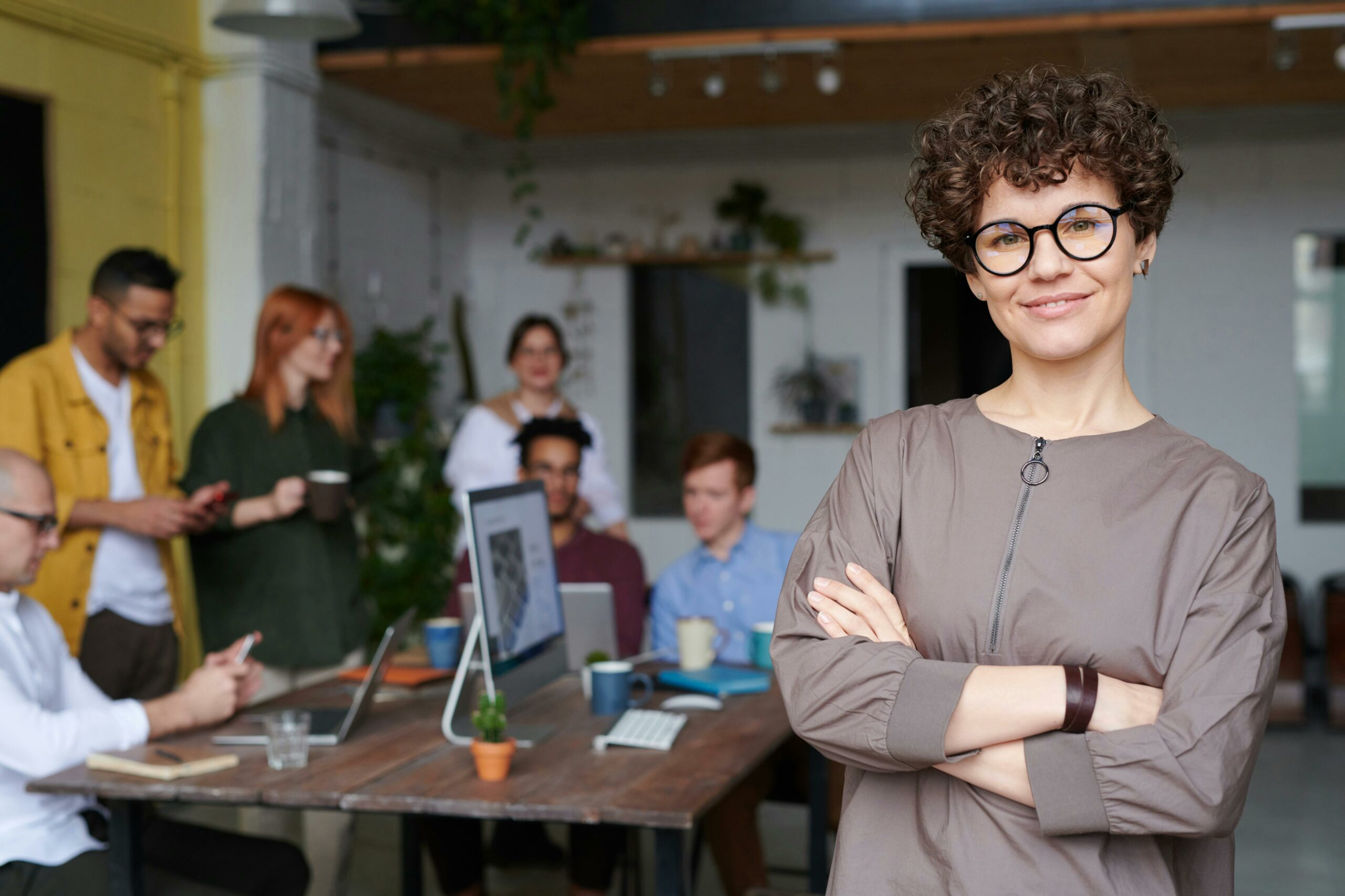 A Team Works Together To Create Better Employee Relations